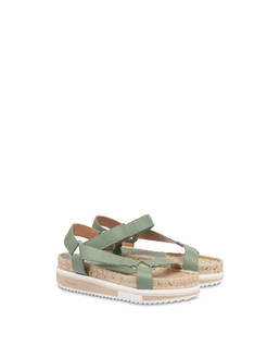 Flower Garden calfskin fussbett sandals Photo 2