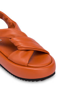Oasis Nappa leather flatform sandals Photo 4