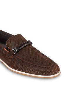 B-light perforated suede loafers Photo 5
