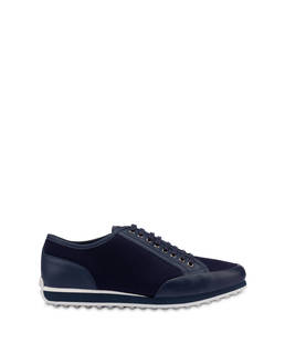 Sporty Driver calfskin and mesh sneakers Photo 1