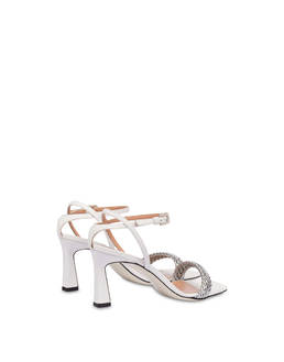 Italian Savoir Faire sandals in calfskin and patent leather Photo 3