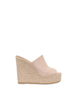 Mules con zeppa in camoscio Playa Photo 1