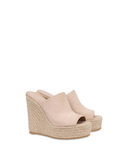 Mules con zeppa in camoscio Playa Photo 2