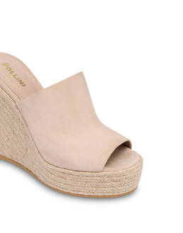 Mules con zeppa in camoscio Playa Photo 4