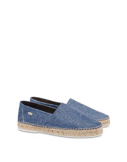 Espadrilles aus Ziegenleder mit Denim-Druck Photo 2