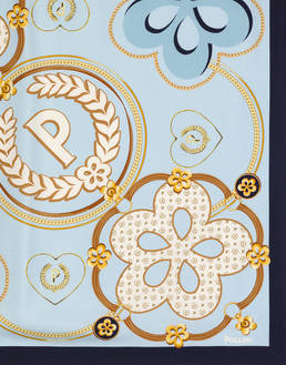 Macro Symbols silk scarf Photo 3
