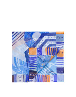Silk scarf with Summer print Photo 1