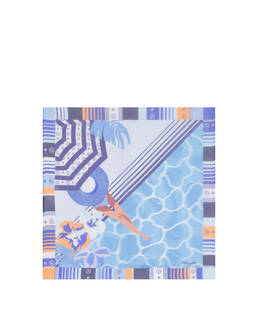 Silk scarf with Summer print Photo 2