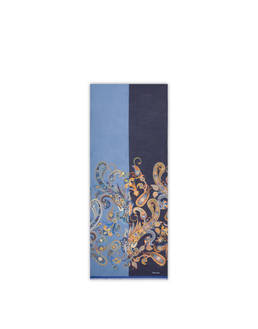 Modal-blend scarf featuring a Paisley print Photo 1