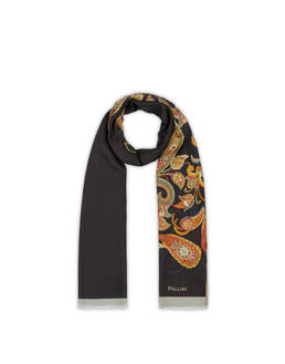 Modal-blend scarf featuring a Paisley print Photo 2