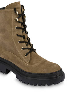 Kampfstiefel aus Spaltleder Winter Step Photo 4