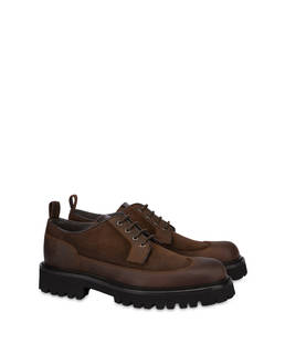 Budapest split leather and calfskin derby Photo 2