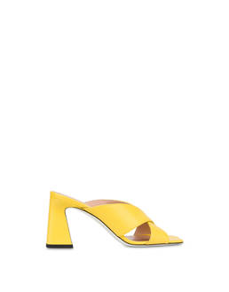 Camber Sand garnet calfskin mules Photo 1