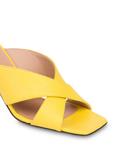 Camber Sand garnet calfskin mules Photo 4