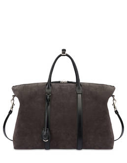 The New Touch double-handle bag in nubuck leather Photo 1