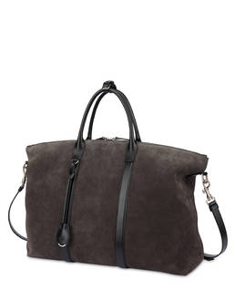 The New Touch double-handle bag in nubuck leather Photo 2