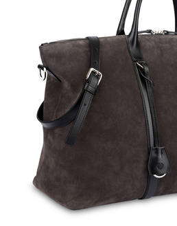 The New Touch double-handle bag in nubuck leather Photo 5