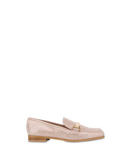 Mocassini Pollini Flexy in camoscio laminato Photo 1