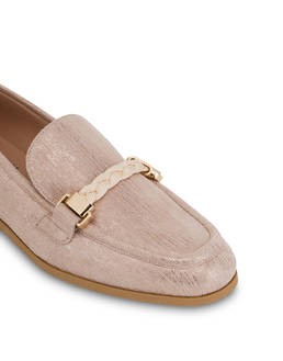Mocassini Pollini Flexy in camoscio laminato Photo 4