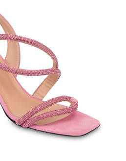 Bling Bling sandals in suede Photo 4