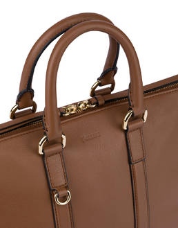 Minimal small double-handle calfskin bag Photo 5