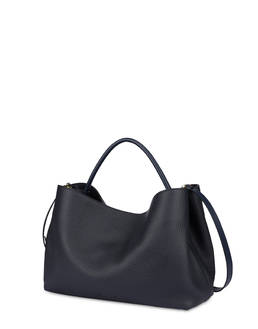 Tasche mit Doppelgriff aus getrommeltem Kalbsleder Marlene Photo 2