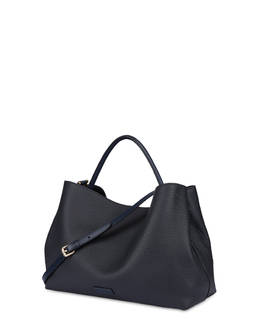 Tasche mit Doppelgriff aus getrommeltem Kalbsleder Marlene Photo 3