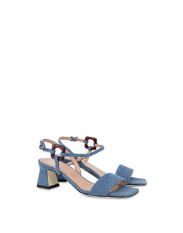 Denim-Sandalen Between The Lines Photo 2
