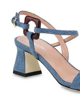 Denim-Sandalen Between The Lines Photo 4