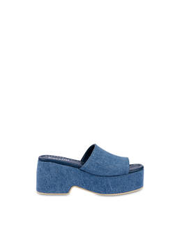 Flatform-Sandale aus Denim Sunset Photo 1
