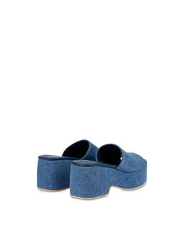 Flatform-Sandale aus Denim Sunset Photo 3