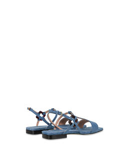Flat-Sandalen Between The Lines aus Denim Photo 3