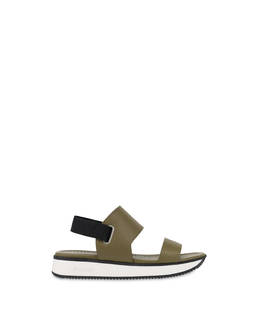 Walking Nature calfskin sandals with elastic Photo 1