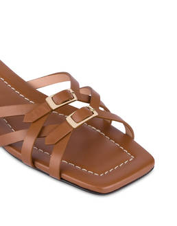 Doppelsandalen aus Kalbsleder Photo 4