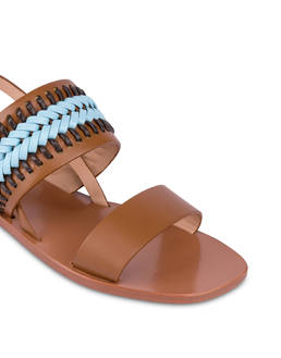 Rodeo calfskin flat sandals Photo 4