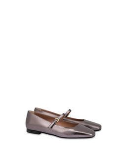Ballerina Flat Nina aus laminiertem Nappaleder Photo 2