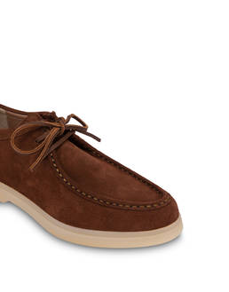 Lace -up Losen Up in Split Leather Photo 4