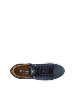 Tennis Club Sneakers in Greased Split Leather Photo 3