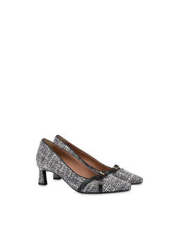 Double U Pump in Tweed + Calfskin Photo 2