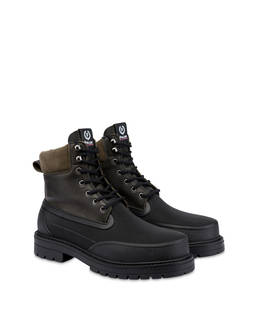 Ice Cracker Combat Boot in Calfskin and Split Leather Photo 2