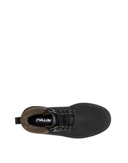 Ice Cracker Combat Boot in Calfskin and Split Leather Photo 3