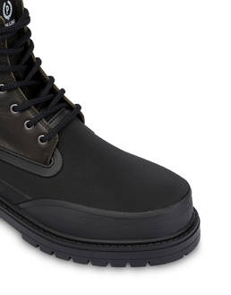 Ice Cracker Combat Boot in Calfskin and Split Leather Photo 6