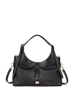 Mia Small Double Handle Bag in Grained Calfskin Photo 1
