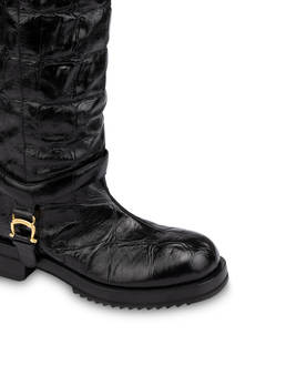 Over the Knee Boot Mia in Vitello stampato cocco Photo 4