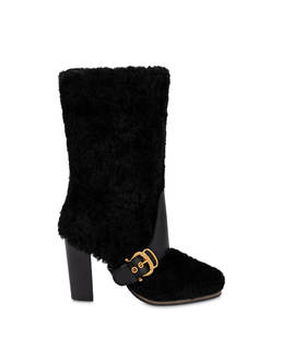 Fence Boot in Shearling Photo 1