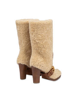 Stiefel Fence aus Schaffell Photo 3