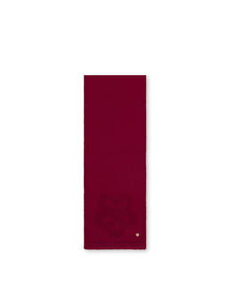 Sciarpa in misto lana con fiore jacquard ton sur ton Photo 1