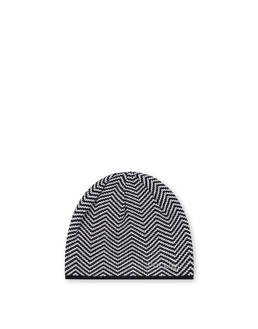 Morbido cappello in misto lana con stampa chevron Photo 1