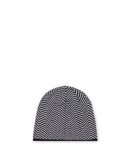Morbido cappello in misto lana con stampa chevron Photo 2