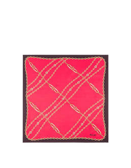 Foulard in seta con stampa catene Photo 1